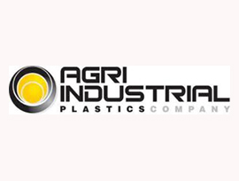 A logo of agri industrial plastics company